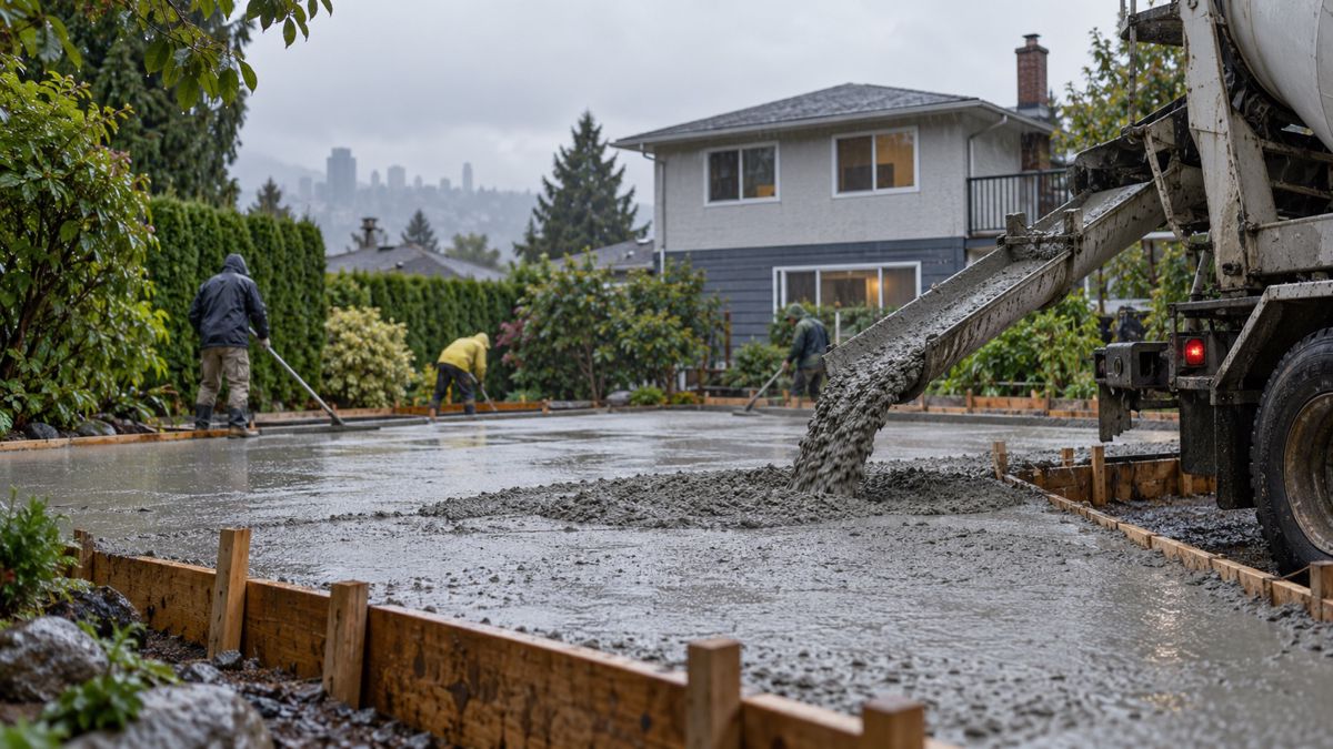 How Much Does Concrete Pouring Cost in Vancouver (Sq Ft Breakdown)